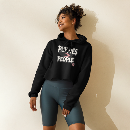 The Puppy Republic Crop Hoodie