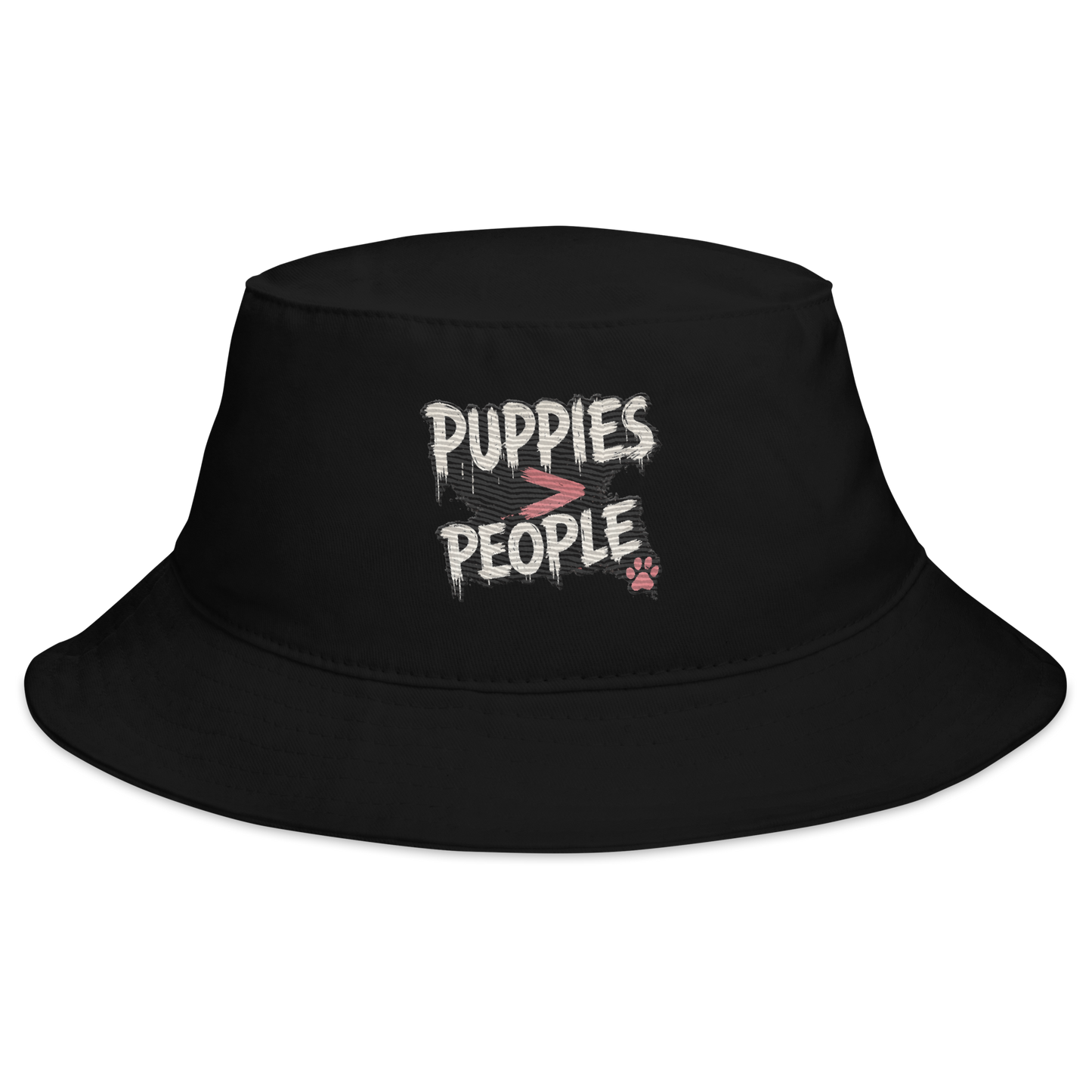 Puppies > People Bucket Hat