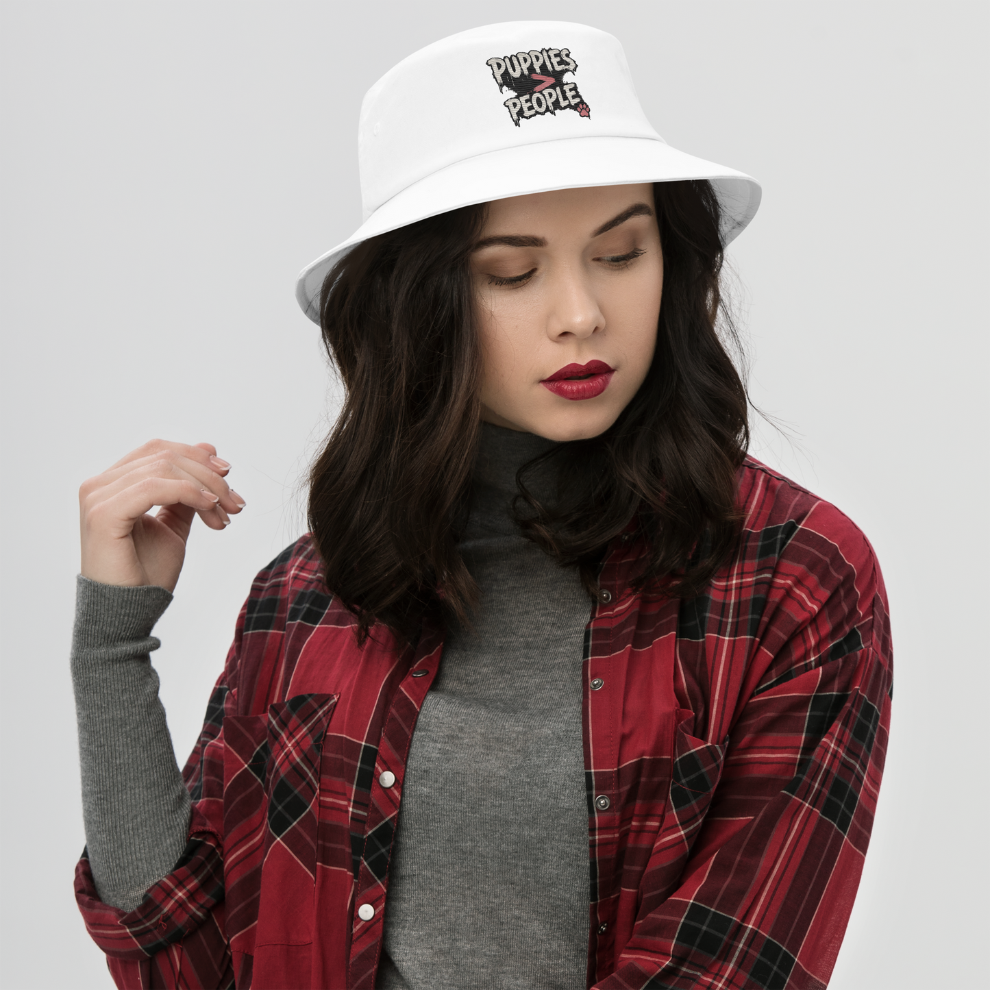 Puppies > People Bucket Hat