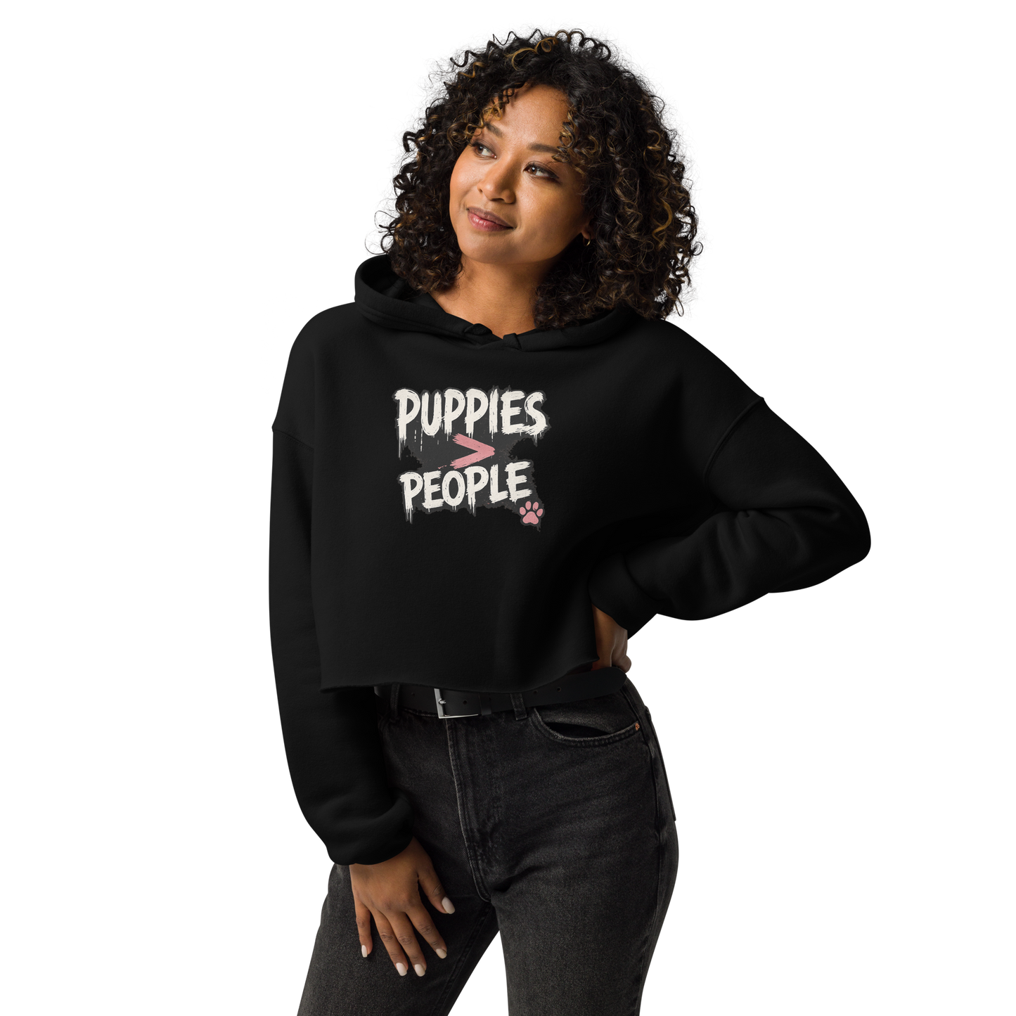 The Puppy Republic Crop Hoodie